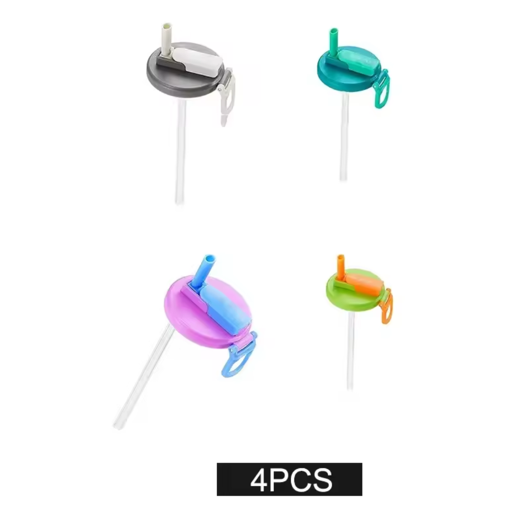 Tapa para latas de refresco con popote